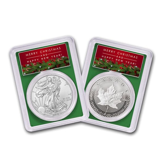 2019 Pride of Two Nations Set PR-70 PCGS (FS, Christmas) 2019 Pride of Two Nations Set PR-70 PCGS (FS, Christmas)