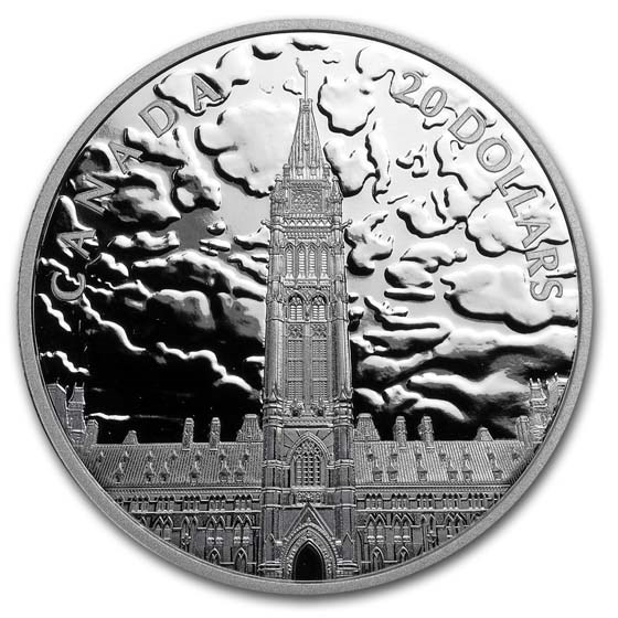 2019 RCM 1 oz Silver $20 Lights on Parliament Hill 2019 RCM 1 oz Silver $20 Lights on Parliament Hill