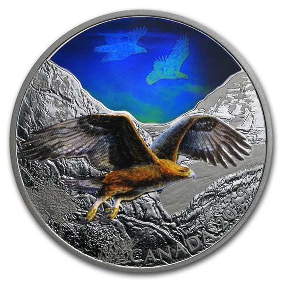 2019 RCM 2 oz Ag $30 Majestic Birds in Motion: Golden Eagle 2019 RCM 2 oz Ag $30 Majestic Birds in Motion: Golden Eagle
