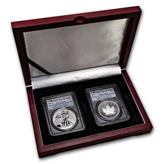 2019 RCM Pride of Two Nations 2-Coin Set PR-70 PCGS FD (No COA) 2019 RCM Pride of Two Nations 2-Coin Set PR-70 PCGS FD (No COA)
