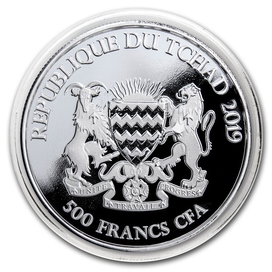 Buy 2019 Republic of Chad 1 oz Silver Celtic Animals: Irish Red