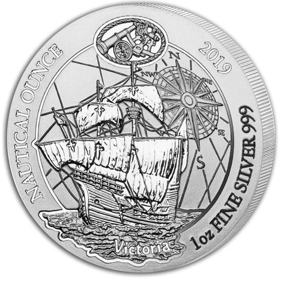 2019 Rwanda 1 oz Silver Nautical Ounce Victoria BU 2019 Rwanda 1 oz Silver Nautical Ounce Victoria BU