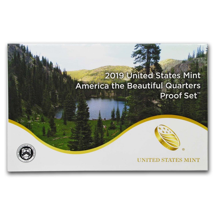 2019-S America the Beautiful Quarters Proof Set
