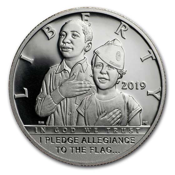 2019-S American Legion 1/2 Dollar Proof (w/Box & COA)