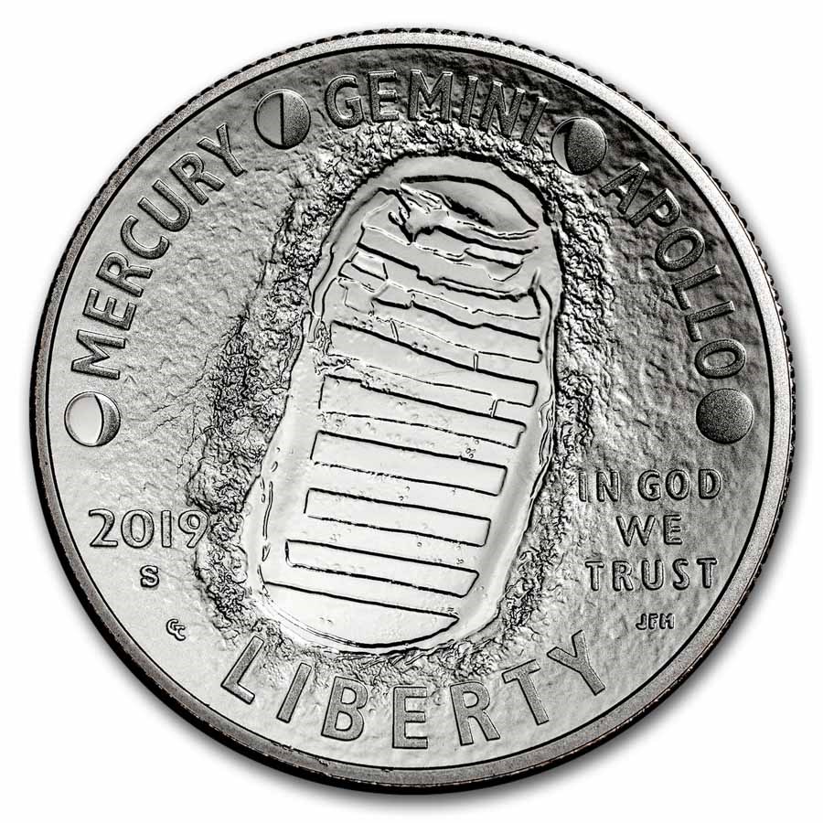 2019-S Apollo 11 50th Anniversary 1/2 Dollar Proof (Capsule Only)