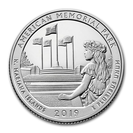 2019-S ATB Quarter American Memorial Park Proof 2019-S ATB Quarter American Memorial Park Proof