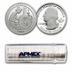 2019-S ATB Quarter Lowell National Park 40-Coin Roll Silver Proof