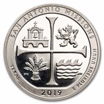 2019-S ATB Quarter San Antonio Park Proof 40-Coin Roll (Silver)