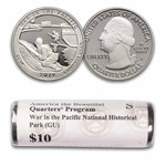 2019-S ATB Quarter War in the Pacific 40-Coin Roll BU