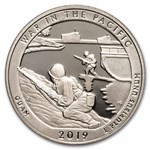 2019-S ATB Quarter War in the Pacific 40-Coin Roll Gem Proof