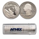 2019-S ATB Quarter War in the Pacific 40-Coin Roll Gem Proof