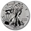 2019-S Enhanced Reverse PF Silver Eagle PR-70 PCGS (FDI, Black)