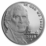 2019-S Jefferson Nickel 40-Coin Roll Proof