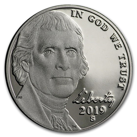 2019-S Jefferson Nickel Gem Proof 2019-S Jefferson Nickel Gem Proof