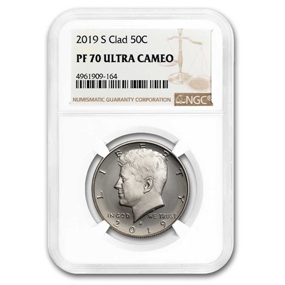2019-S Kennedy Half Dollar PF-70 Ultra Cameo NGC 2019-S Kennedy Half Dollar PF-70 Ultra Cameo NGC