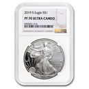 2019-S Proof American Silver Eagle PR-70 NGC