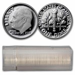 2019-S Roosevelt Dime 50-Coin Roll Proof (Silver)