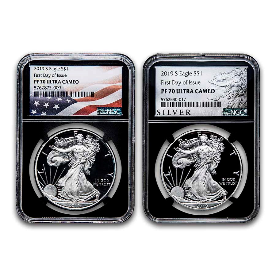 2019-S Silver American Eagle PF-70 NGC (FDI)