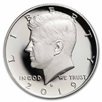 2019-S Silver Kennedy Half Dollar 20-Coin Roll Proof