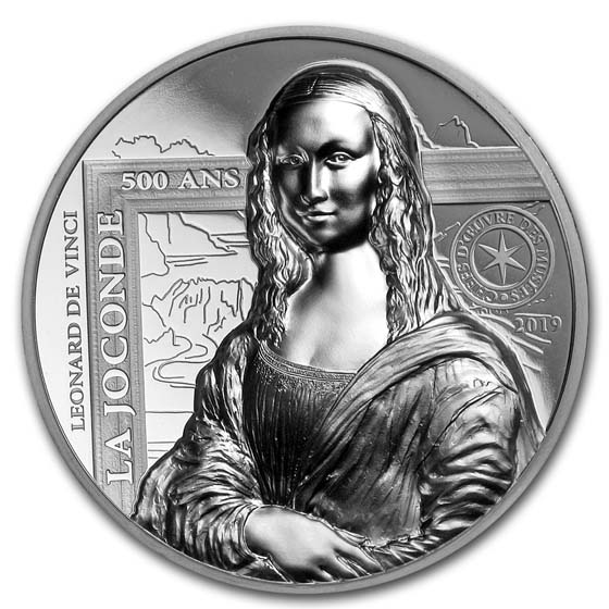Buy 2019 Silver €20 Masterpieces of Museums HR Proof (Mona Lisa