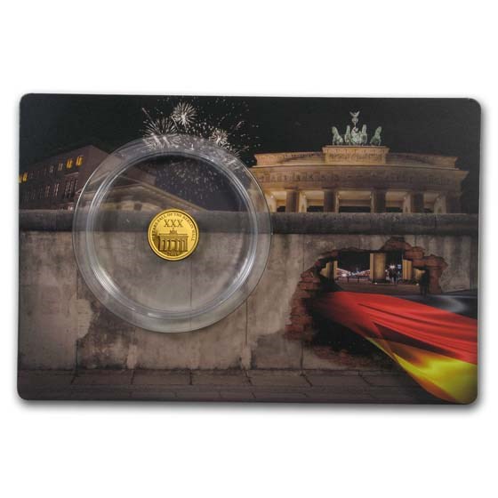 2019 Solomon Islands 1/2 Gram Gold 30 Years Fall of Berlin Wall 2019 Solomon Islands 1/2 Gram Gold 30 Years Fall of Berlin Wall