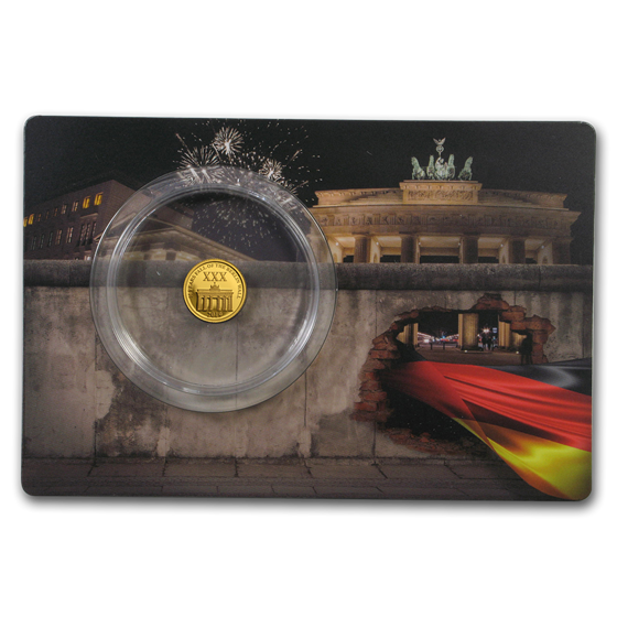 2019 Solomon Islands 1/2 Gram Gold 30 Years Fall of Berlin Wall 2019 Solomon Islands 1/2 Gram Gold 30 Years Fall of Berlin Wall