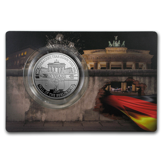 2019 Solomon Islands 1 oz Silver 30 Years Fall of the Berlin Wall 2019 Solomon Islands 1 oz Silver 30 Years Fall of the Berlin Wall