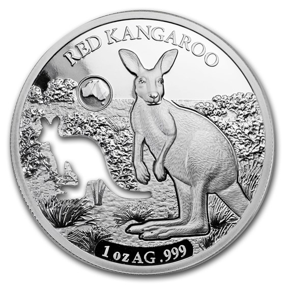 2019 Solomon Islands 1 oz Silver Shapes of Australia (Kangaroo) 2019 Solomon Islands 1 oz Silver Shapes of Australia (Kangaroo)