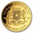 2019 Somalia 1 oz Gold African Elephant BU