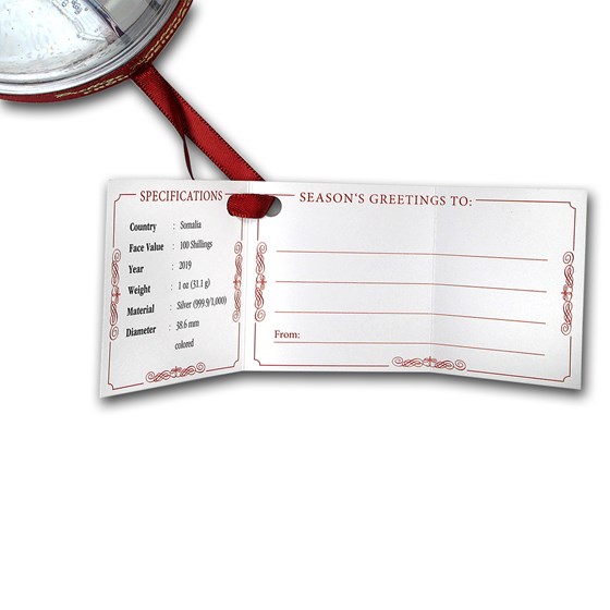 2022 Somalia 1 Oz Silver Elephant Christmas Issue In Snow Globe Buy 2019 Somalia 1 oz Silver Elephant Christmas Issue in Snow Globe APMEX