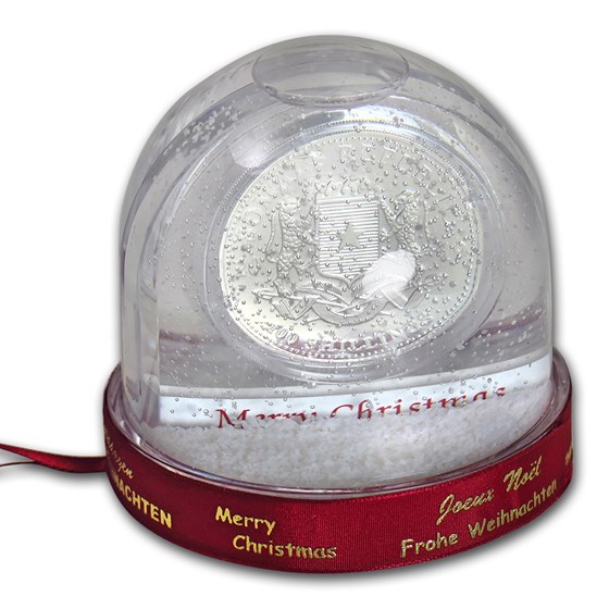 2022 Somalia 1 Oz Silver Elephant Christmas Issue In Snow Globe Buy 2019 Somalia 1 oz Silver Elephant Christmas Issue in Snow Globe APMEX