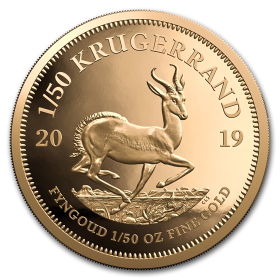 2019 South Africa 1/50 oz Proof Gold Krugerrand