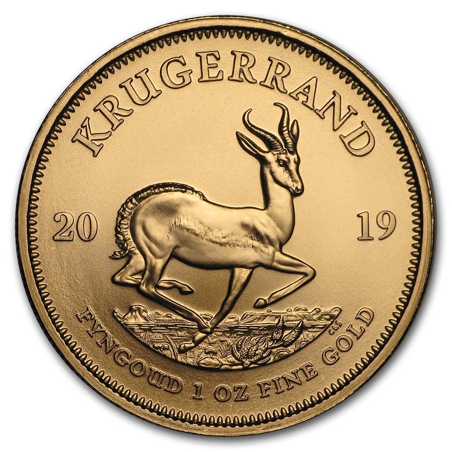2019 South Africa 1 oz Gold Krugerrand BU