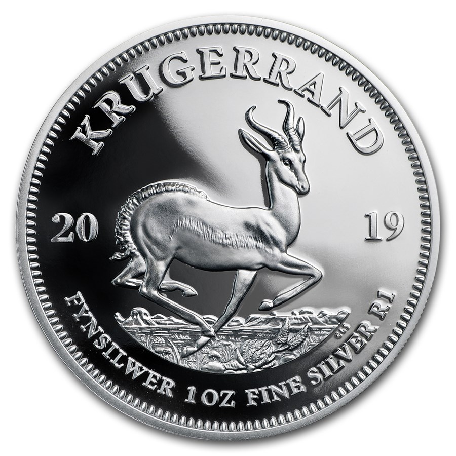 2019 South Africa 1 oz Silver Krugerrand Proof