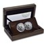2019 South Africa 2-Coin Silver Big Five Lion Proof Set