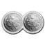 2019 South Africa 2-Coin Silver Big Five Lion Proof Set