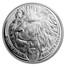 2019 South Africa 2-Coin Silver Big Five Lion Proof Set