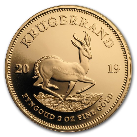 2019 South Africa 2 oz Proof Gold Krugerrand 2019 South Africa 2 oz Proof Gold Krugerrand