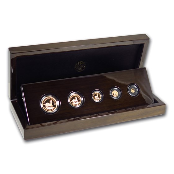 2019 South Africa 5-coin Gold Krugerrand Fractional Proof Set 2019 South Africa 5-coin Gold Krugerrand Fractional Proof Set
