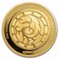 2019 South Korea 1 oz Gold Crown (Abrasions)