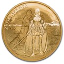 2019 South Korea 1 oz Gold ZI:SIN Scrofa BU (Ghost)