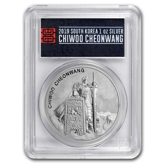 2019 South Korea 1 oz Silver Chiwoo Cheonwang MS-70 PCGS (FS) 2019 South Korea 1 oz Silver Chiwoo Cheonwang MS-70 PCGS (FS)