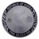 2019 South Korea 1 oz Silver Tiger Proof Lenticular