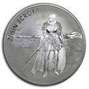 2019 South Korea 1 oz Silver ZI:SIN Scrofa (Abrasions)