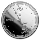 2019 Tokelau 1 oz Silver $5 Chronos (Prooflike)