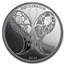 2019 Tokelau 1 oz Silver $5 Equilibrium Butterfly (Prooflike)