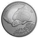 2019 Tokelau 1 oz Silver $5 Loggerhead Turtle