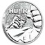 2019 Tuvalu 1 oz Silver $1 Marvel Series Hulk BU
