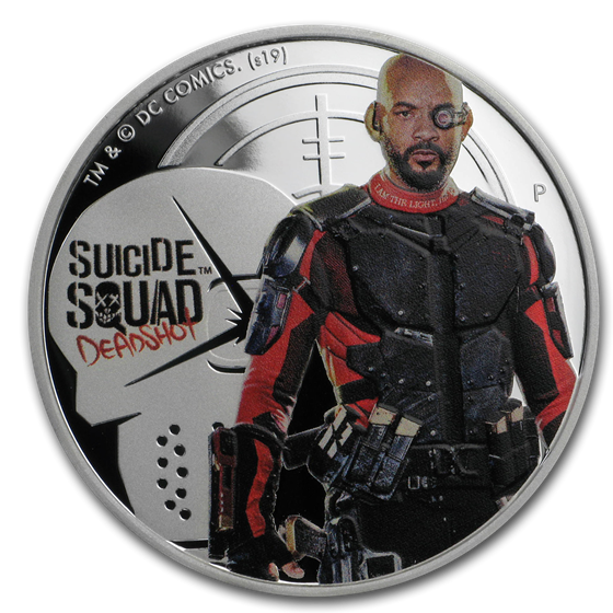 2019 Tuvalu 1 oz Silver Suicide Squad Deadshot Proof 2019 Tuvalu 1 oz Silver Suicide Squad Deadshot Proof