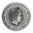 2019 Tuvalu 2 oz Silver 40th Anniversary Alien Antiqued